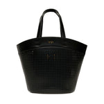 N°21 Kids Borsa Nera Tote Traforata per Bambine