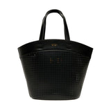 N°21 Kids Borsa Nera Tote Traforata per Bambine