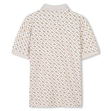 Boss Kids Polo Sabbia per Bambini (retro)