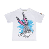 Iceberg Kids T-shirt Bianca con Stampa Bugs Bunny per Bambine