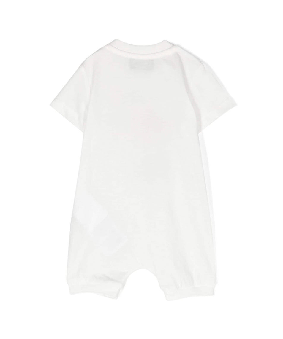Moschino Kids Tutina Cloud con Stampa Teddy Bear per Neonati (retro)