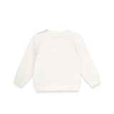 Iceberg Kids Felpa Girocollo Bianca con Stampa Logo per Neonati