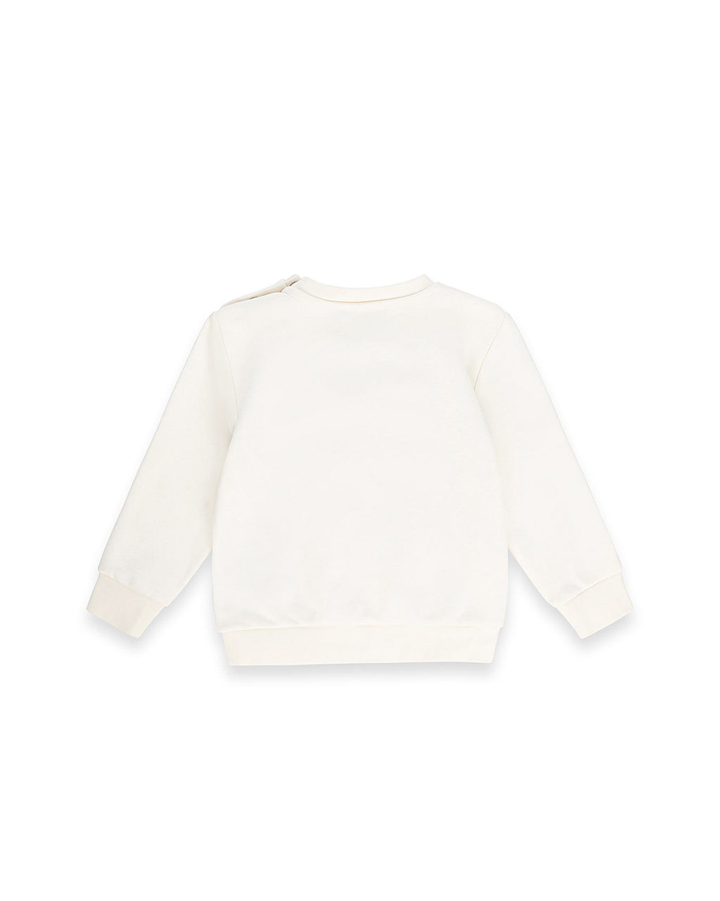 Iceberg Kids Felpa Girocollo Bianca con Stampa Logo per Neonati