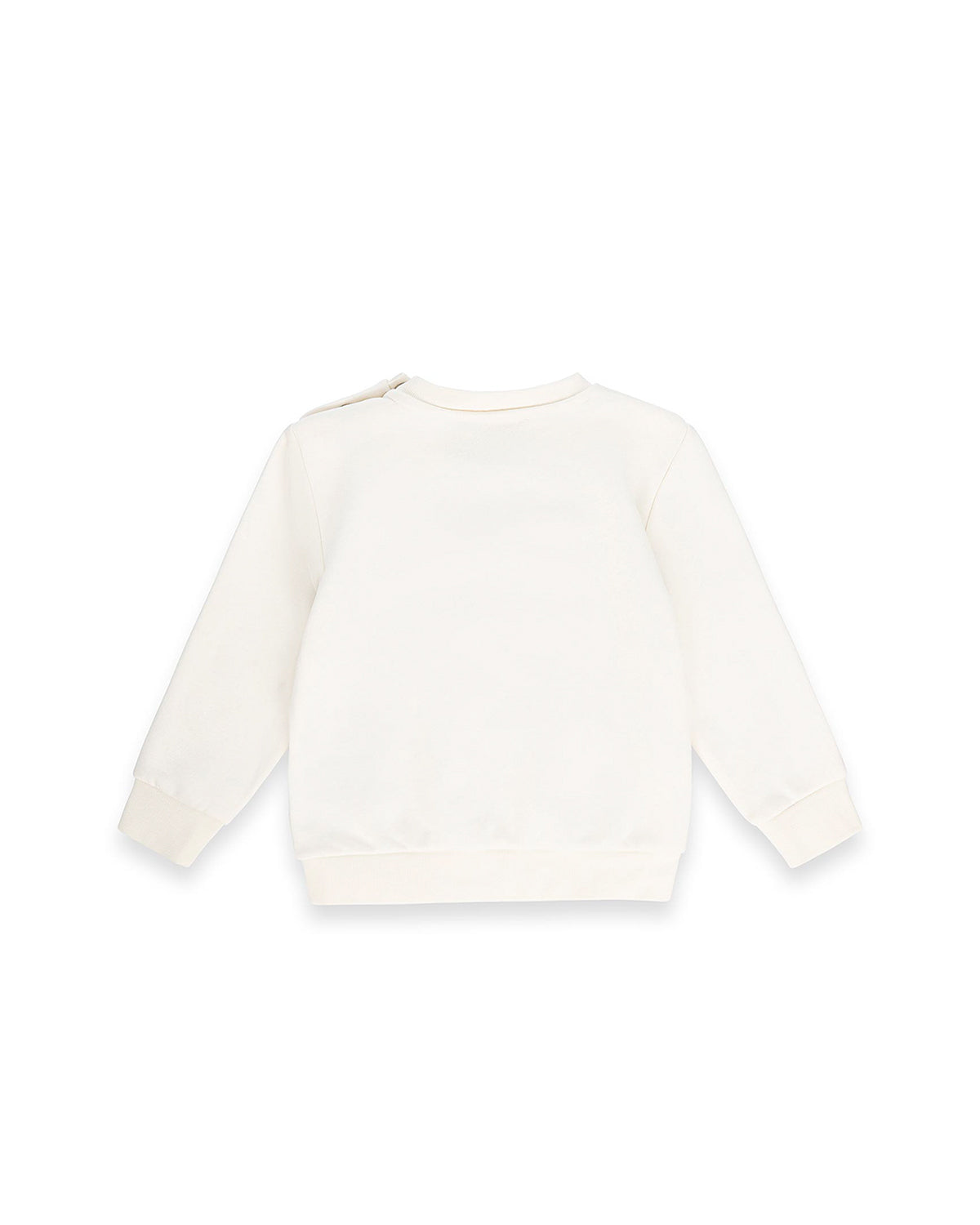 Iceberg Kids Felpa Girocollo Bianca con Stampa Logo per Neonati