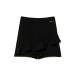 Twinset Kids Shorts Neri con Volant per Bambine