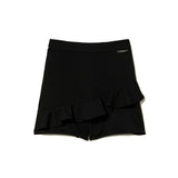Twinset Kids Shorts Neri con Volant per Bambine