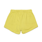 Diesel Kids Shorts Giallo con Micro Oval D per Bambine