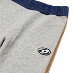 Diesel Kids Pantaloni Wide Leg in Tuta Grigi per Neonate (dettaglio)