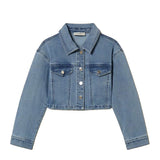 Twinset Kids Giubbino in Denim con Tasche per Bambine