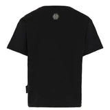 Philipp Plein Kids T-Shirt Nero con Stampa Multicolor per Bambine
