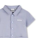 Boss Kids Tutina + Cappello Blu per Neonati