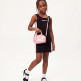Puma Kids Borsa 1976 Rosa e Bianco con Logo per Bambine