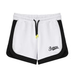Barrow Kids Short Bianco e Nero con Logo per Bambine