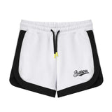 Barrow Kids Short Bianco e Nero con Logo per Bambine