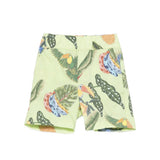 Roberto Cavalli Kids Bermuda Verde Lime a Fantasia per Neonati
