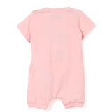 Moschino Kids Tutina Rosa con Stampa Teddy Bear per Neonate (retro)