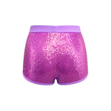 4giveness Kids Short in Pailettes Viola per Bambine
