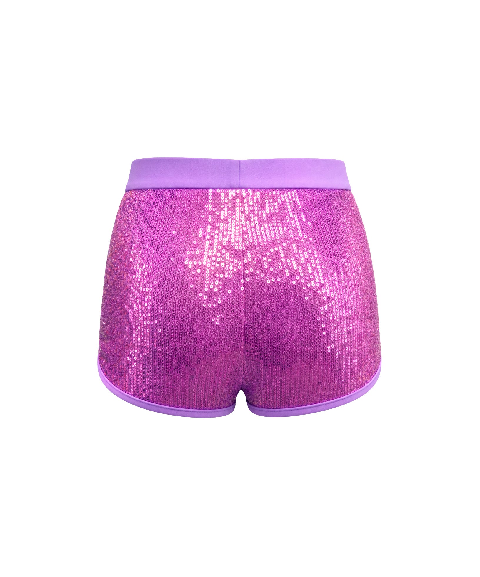 4giveness Kids Short in Pailettes Viola per Bambine