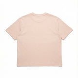 Elisabetta Franchi La Mia Bambina T-shirt Rosa con Logo Effetto Metallico Oro per Bambine