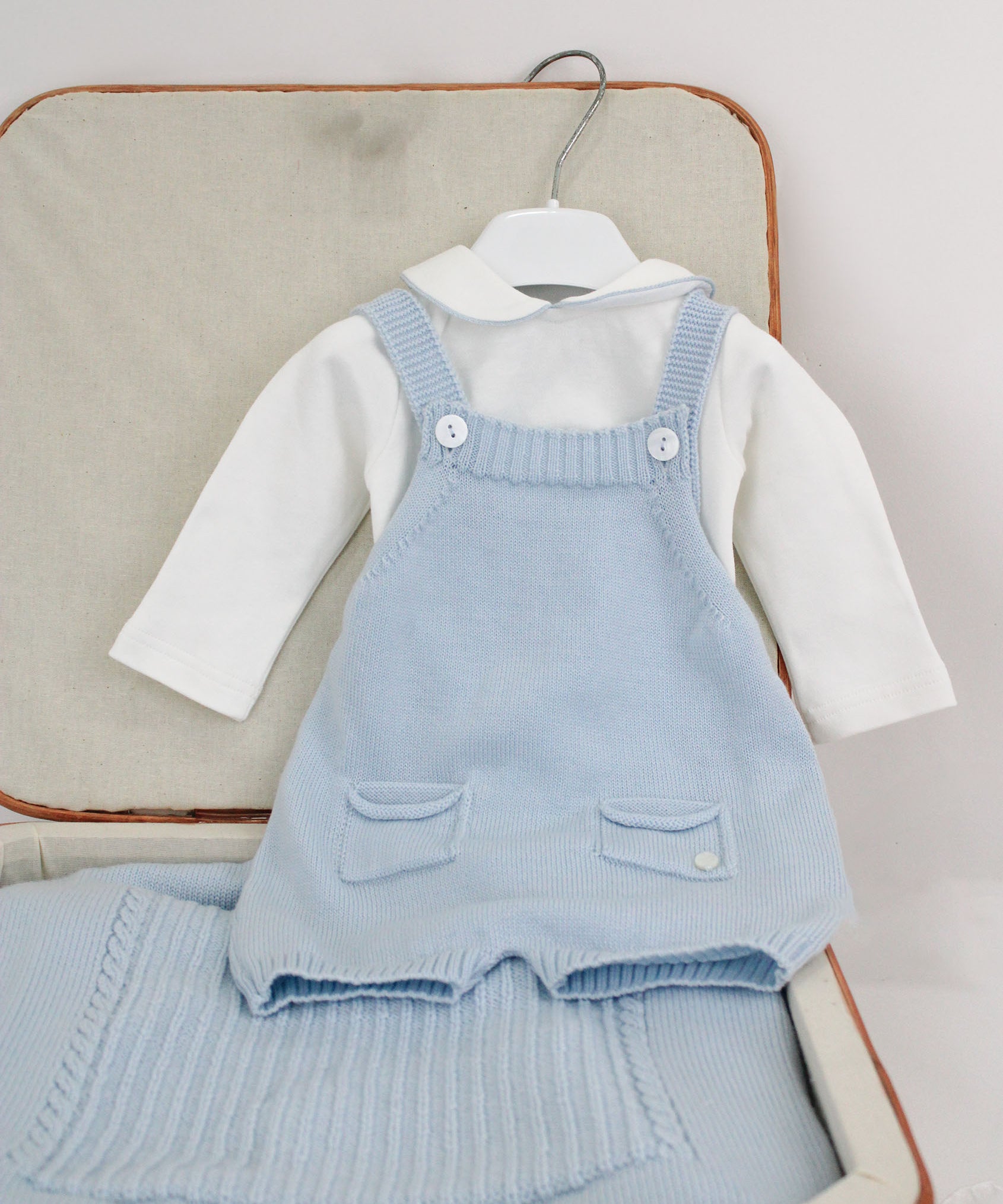 Le Coconne Pagliaccetto Azzurro per Neonati