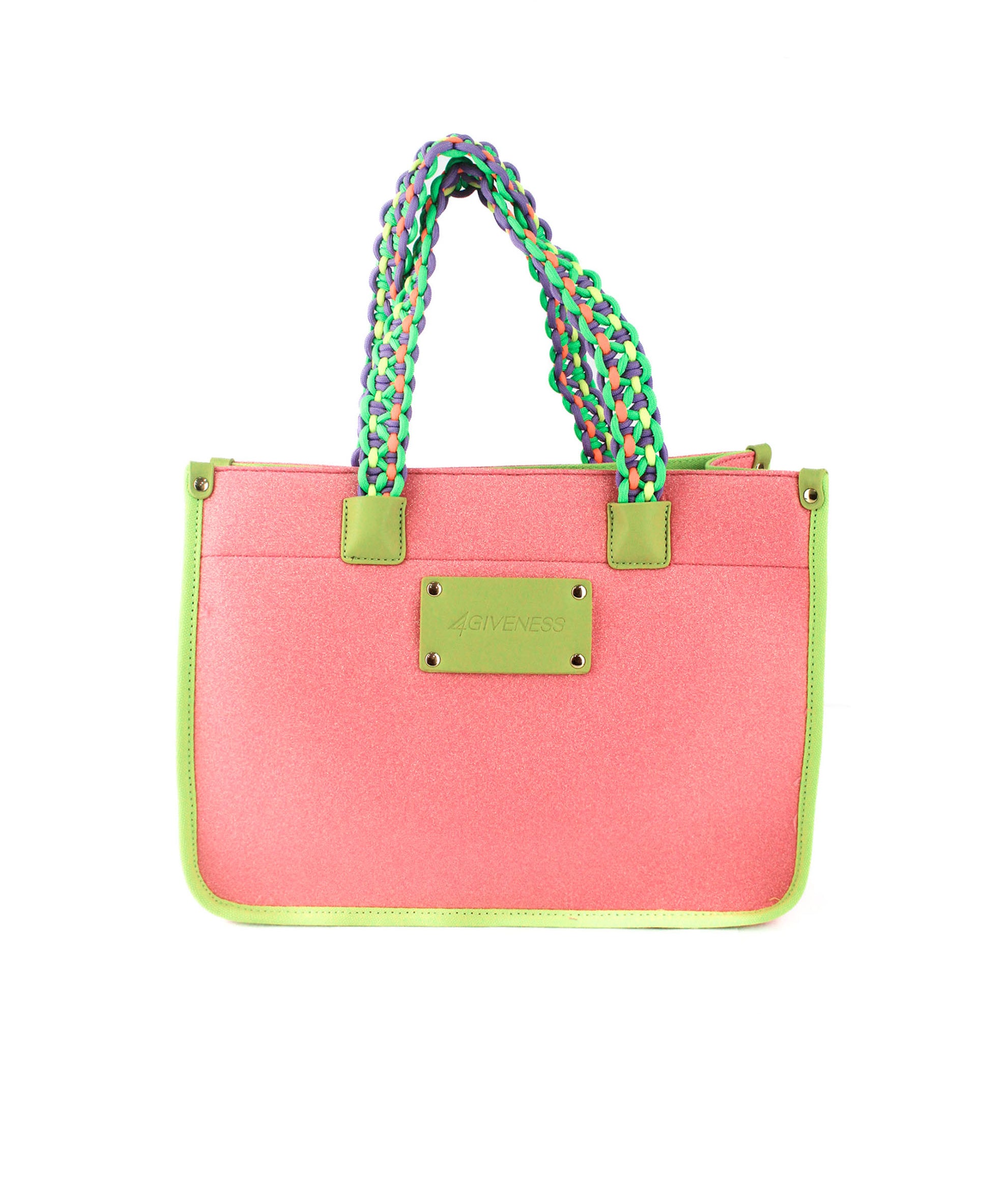 4Giveness Borsa Mare Fucsia/Verde Sparkling per Bambine