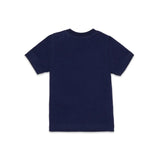 Dsquared Kids T-Shirt Blu Girocollo con Apertura con Bottoni Spalla e Stampa Logo Unisex per Neonati