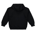 Iceberg Kids Felpa Nera Crop con Cappuccio con Stampa (retro)