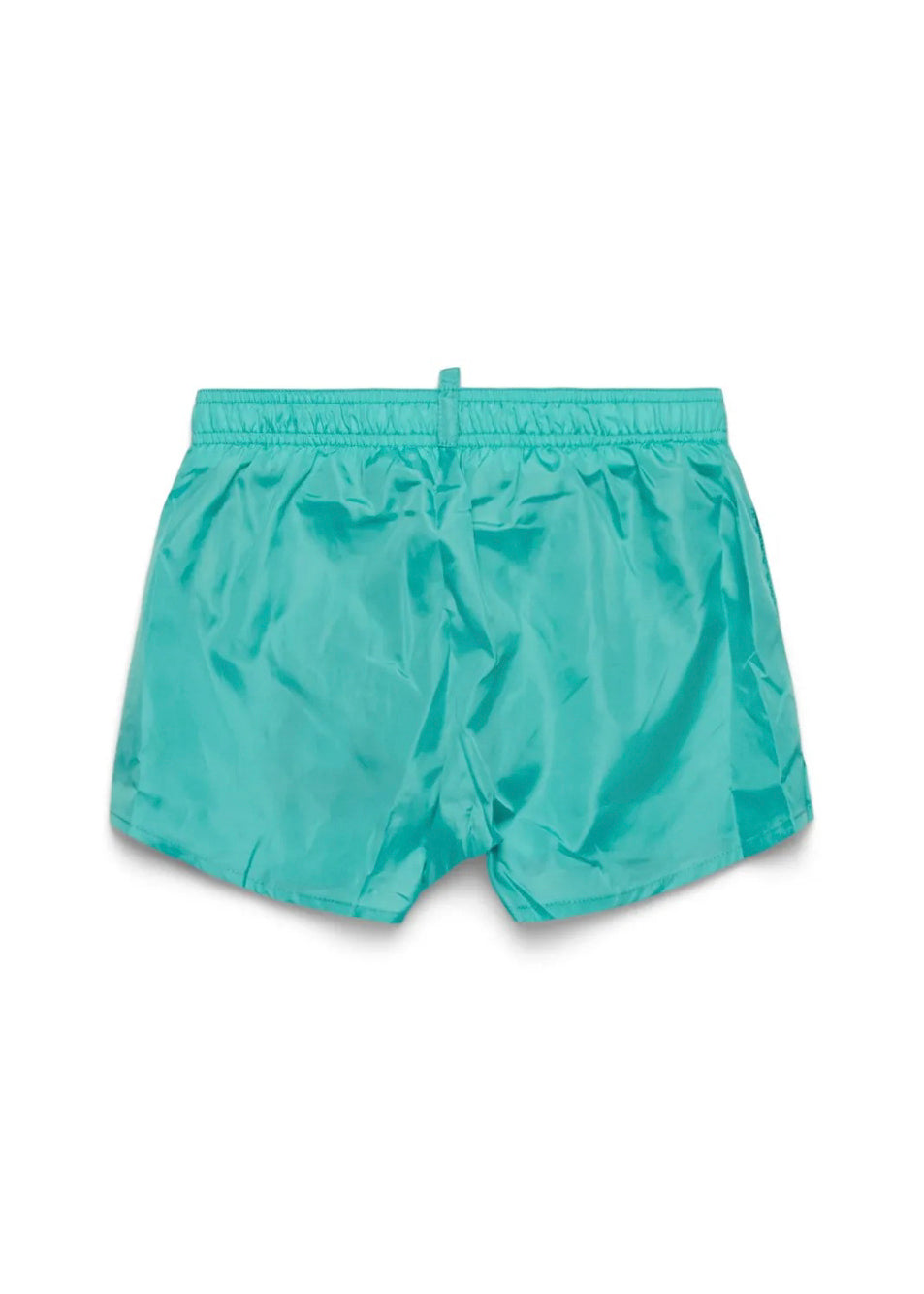 Dsquared2 Kids Costume Boxer Verde Acqua con Logo Colorful per Bambini