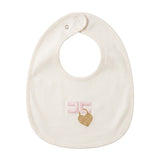 Elisabetta Franchi La Mia Bambina Bavetta Avorio Marshmallow e Oro per Neonate