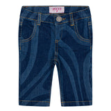 Emilio Pucci Kids Bermuda in Denim per Neonate