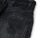 Dsquared2 Kids Pantalone in Denim Nero per Bambini
