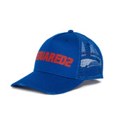 Dsquared2 Kids Cappello Blu con Logo Stampato per Bambini