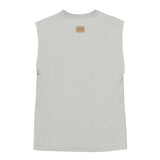 MSGM Kids Canotta Ghiaccio con Logo per Bambini (retro)