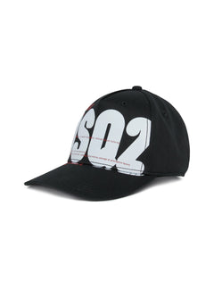 Dsquared2 Kids Cappello con Stampa DSQ2 per Bambini
