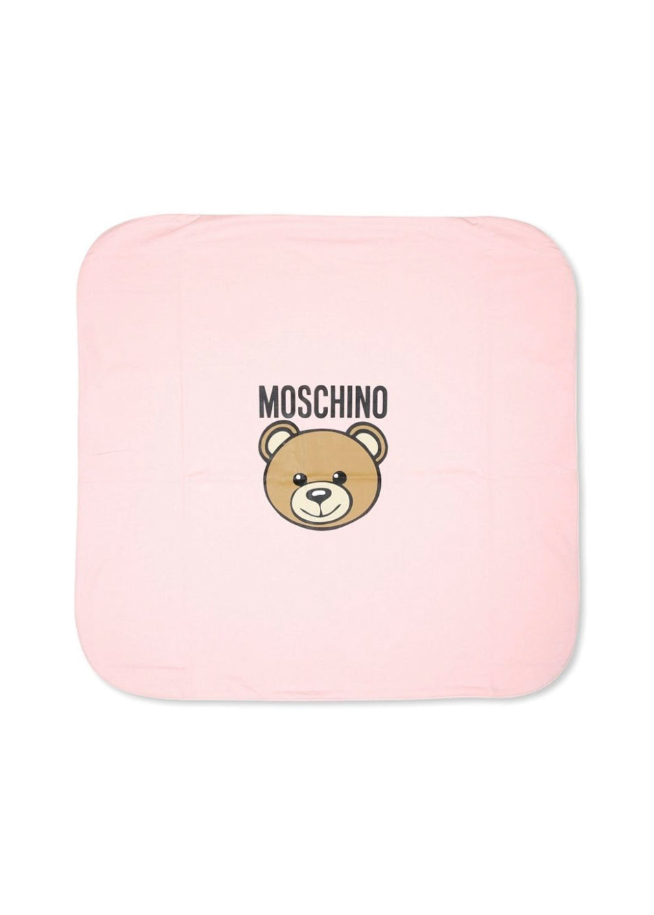 Moschino Kids Coperta Rosa con Teddy Bear per Neonate