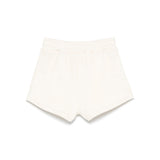 Barrow Kids Short Crema con Logo per Bambine