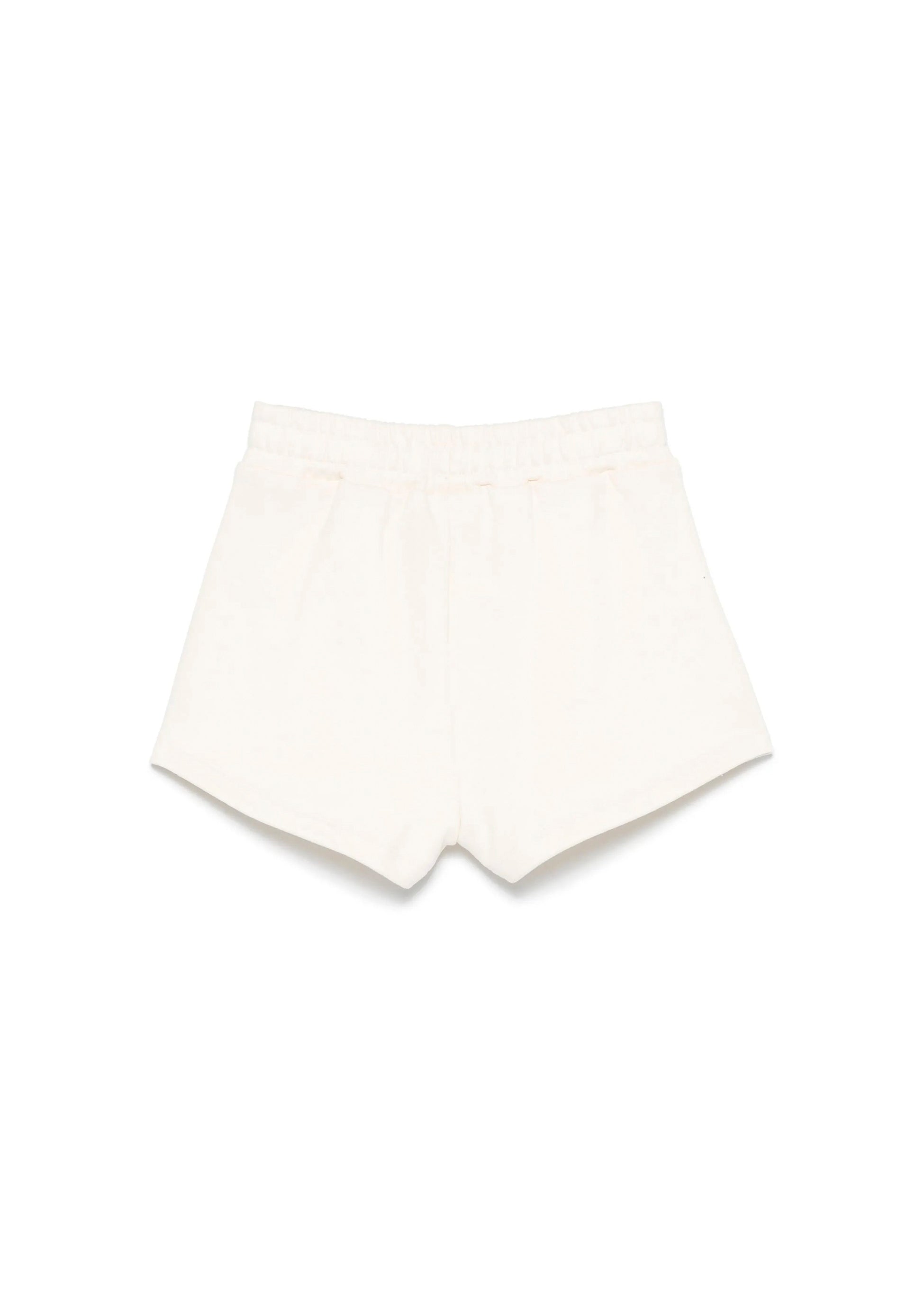 Barrow Kids Short Crema con Logo per Bambine