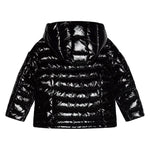 Blauer Kids Giubbino Nero Lucido per Bambine (retro)
