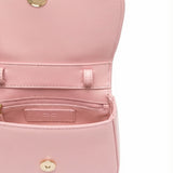 Elisabetta Franchi La Mia Bambina Borsa con Tracolla e Logo All-over a Contrasto per Bambine