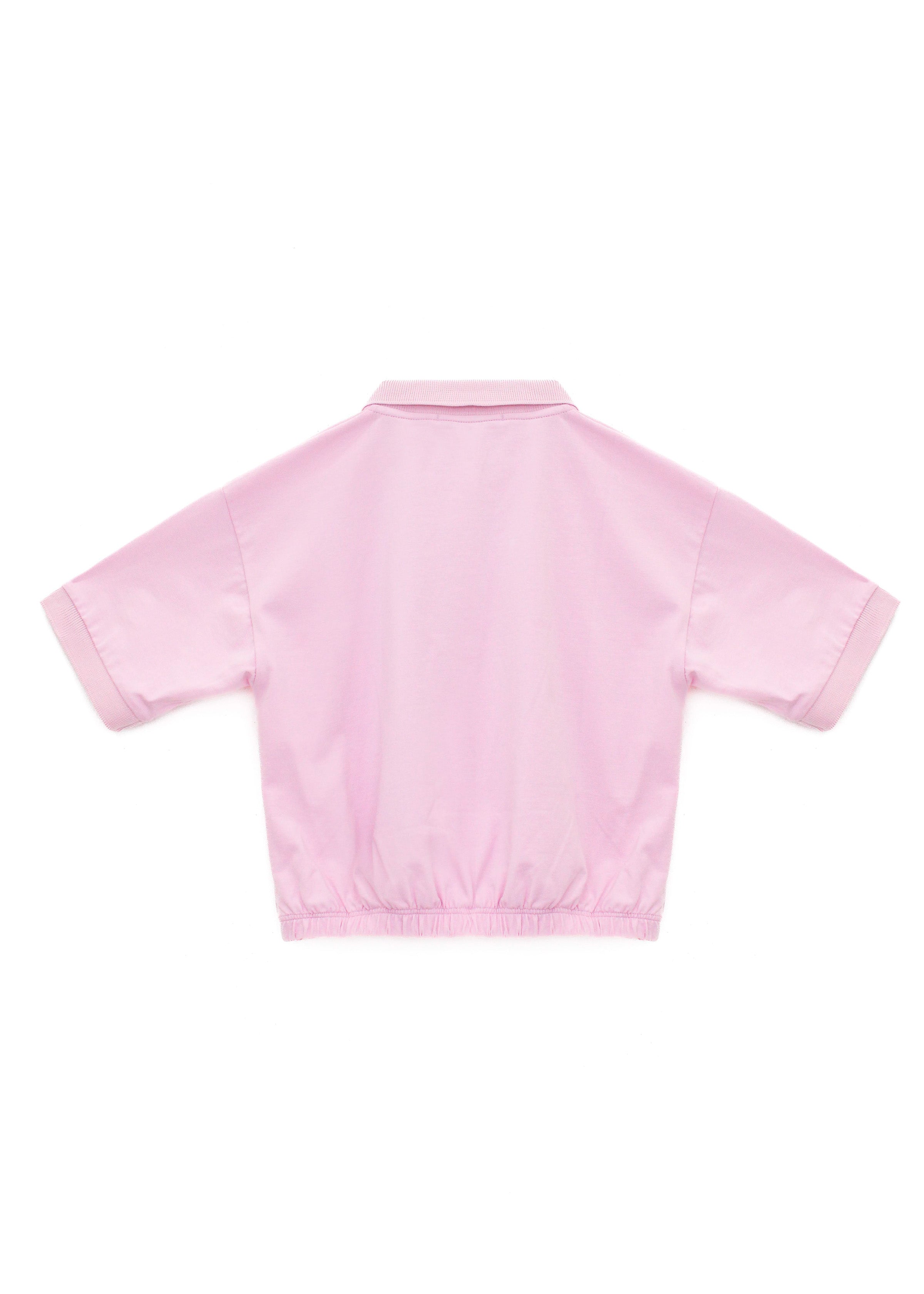 Hinnominate Kids T-Shirt Crop Rosa