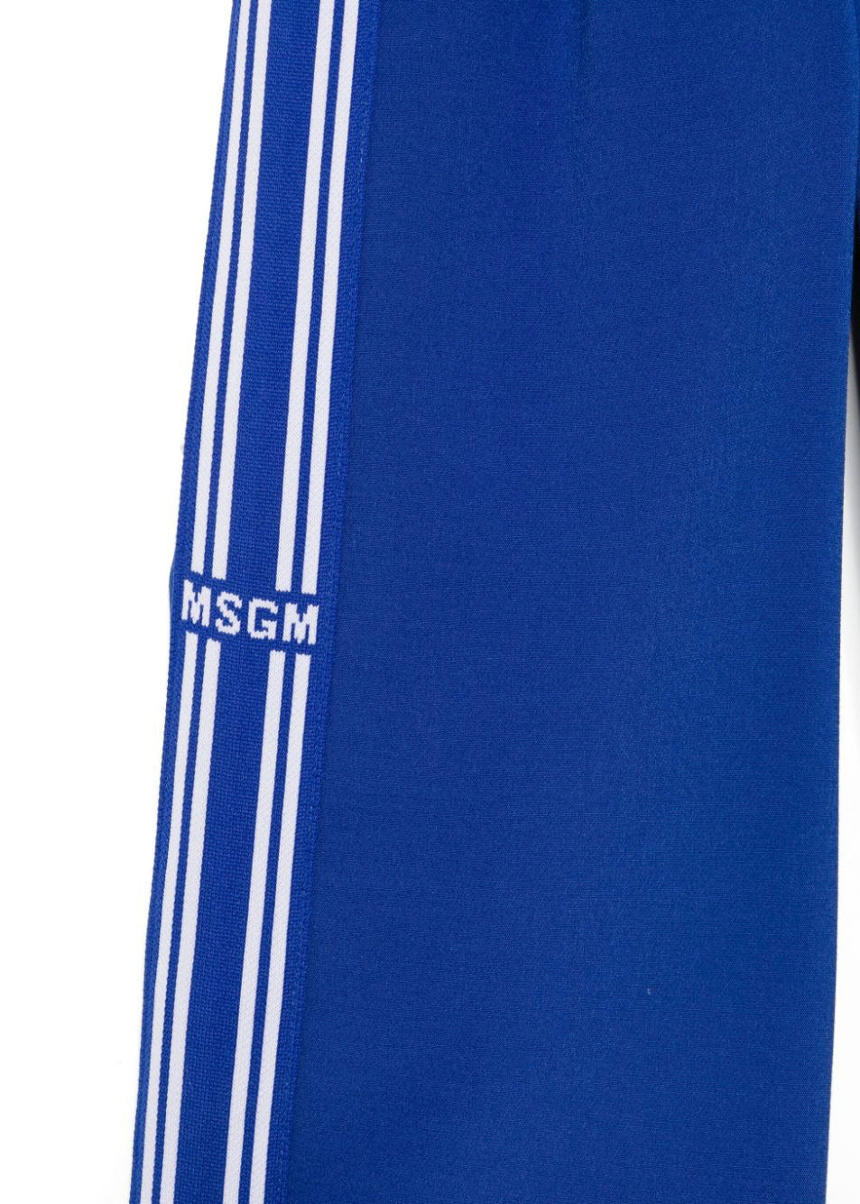 MSGM Kids Pantaloni Royal con Banda Logo per Bambine (dettaglio)