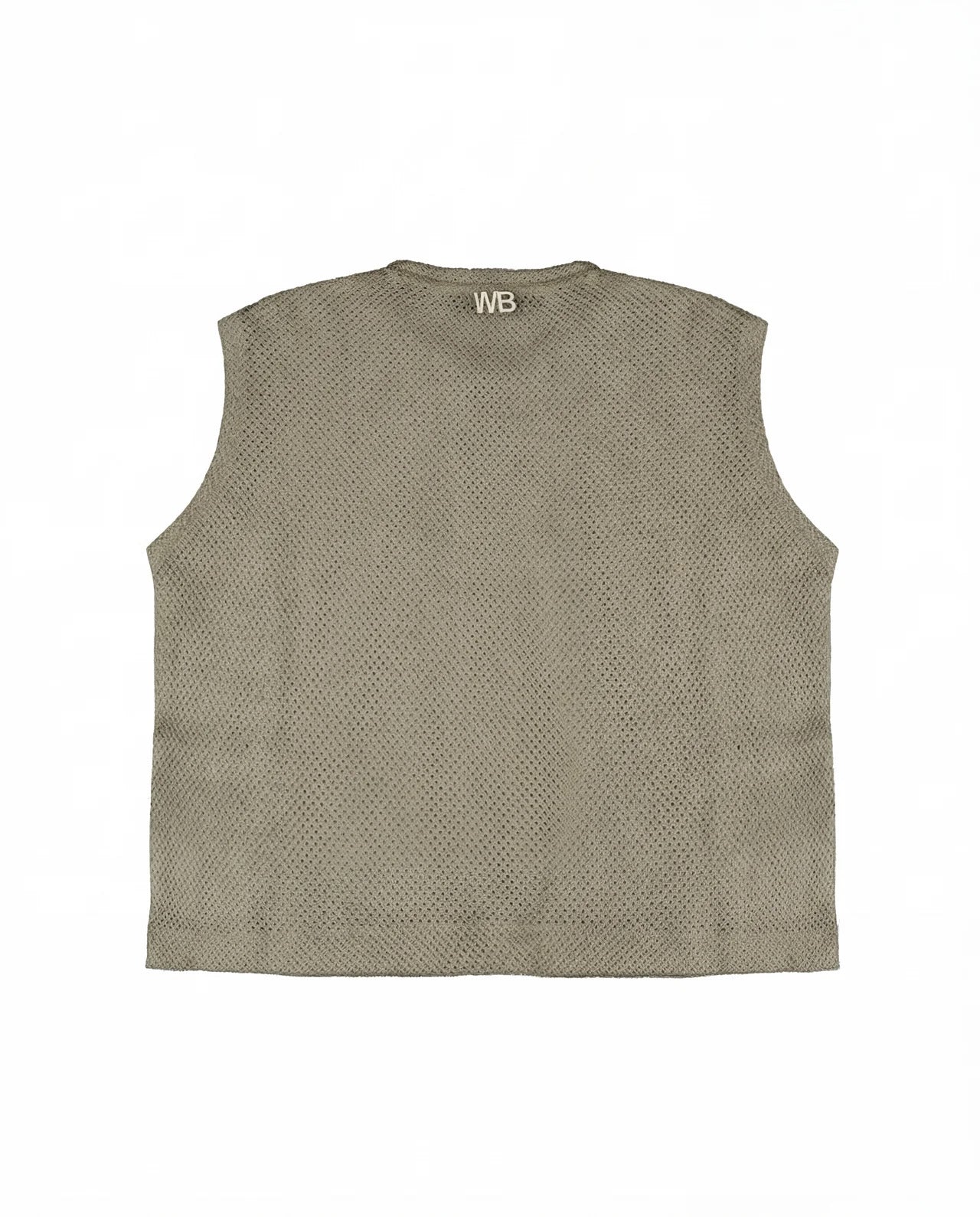 I'M Brian Kids Canotta Verde in Maglia Traforata per Bambini