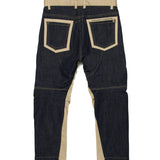 Dsquared2 Kids Pantaloni Beige in Gabardina per Bambini (retro)