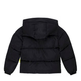 Barrow Kids Piumino Nero con Logo (retro)