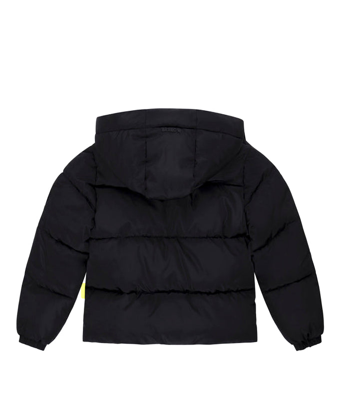 Barrow Kids Piumino Nero con Logo (retro)