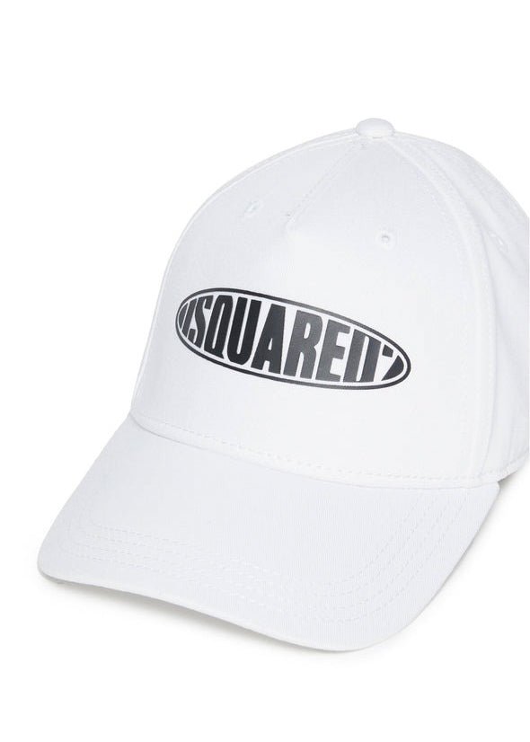 Dsquared2 Kids White Logo Cap