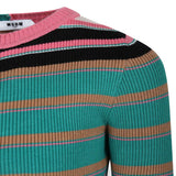MSGM Kids Maglione Multicolor per Bambine (dettaglio)