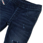 Diesel Kids Pantaloni JoggJeans® Denim Scuro per Neonati (dettaglio)