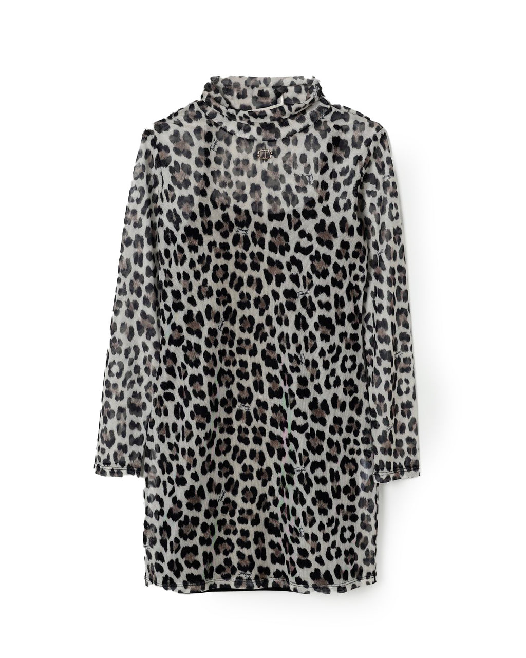 Twinset Kids Abito in Tulle Animalier per Bambine