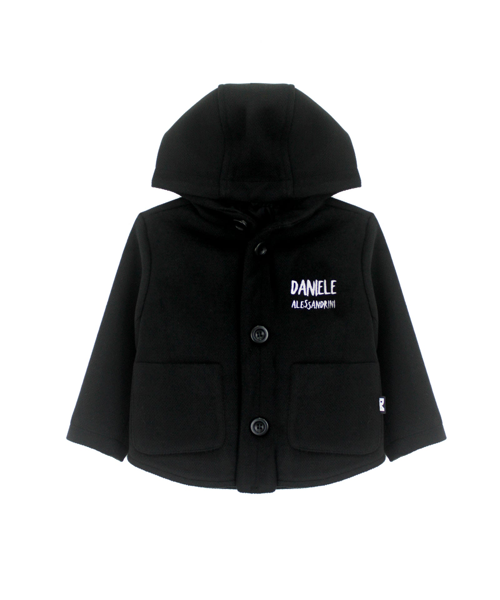 Daniele Alessandrini Giacca Nera per Neonati